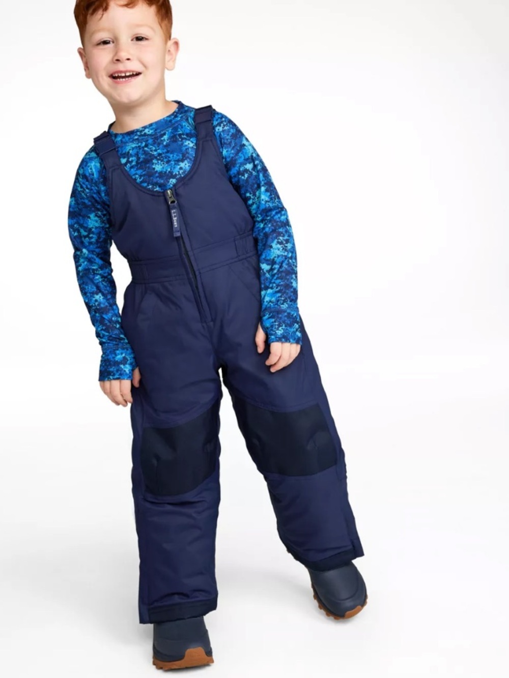 L.L.Bean Kids Cold Buster Snow Bibs Black 6X-7 NWT Waterproof Ski Bib Overalls